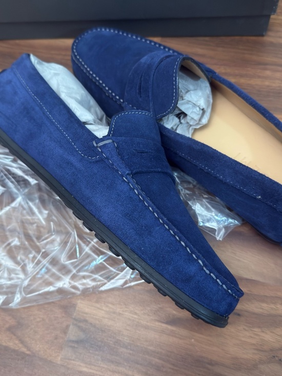 M. GEMI The Pastoso Uomo Suede Penny Driver Men\'s Loafers EU 44.5 main image 4